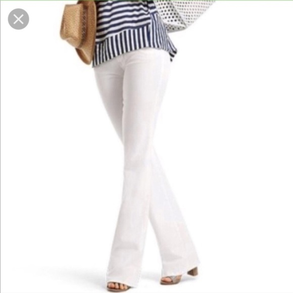 CAbi Denim - Cabi (218A) Sz 4 White Bootcut Lo Rise Jeans: 2158